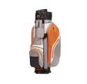 Torba Golfowa JuCad Manager Waterstop Cartbag • Szaro Biało Pomarańczowy