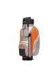 Torba Golfowa JuCad Manager Waterstop Cartbag • Szaro Biało Pomarańczowy