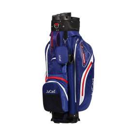 Torba Golfowa JuCad Manager Waterstop Cartbag • Granatowo Biało Czerwona
