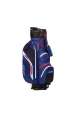 Torba Golfowa JuCad Manager Waterstop Cartbag • Granatowo Biało Czerwona