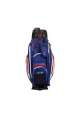 Torba Golfowa JuCad Manager Waterstop Cartbag • Granatowo Biało Czerwona