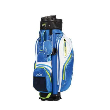 Torba Golfowa JuCad Manager Waterstop Cartbag • Niebiesko Biało Zielone