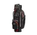 Torba Golfowa JuCad Manager Waterstop Cartbag • Czarno Czerwono Szary