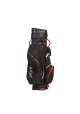 Torba Golfowa JuCad Manager Waterstop Cartbag • Czarno Czerwono Szary