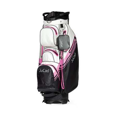 Torba Golfowa JuCad Aquastop Plus Cartbag • Czarno Szaro Różowy