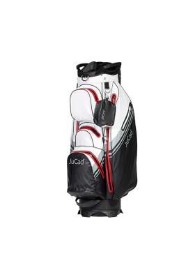 Torba Golfowa JuCad Aquastop Plus Cartbag • Czarno Biało Czerwona