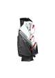 Torba Golfowa JuCad Aquastop Plus Cartbag • Czarno Biało Czerwona