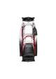 Torba Golfowa JuCad Aquastop Plus Cartbag • Czarno Biało Czerwona