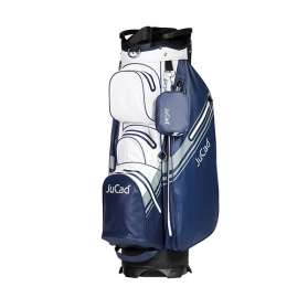 Torba Golfowa JuCad Aquastop Plus Cartbag • Biało Ciemno Niebieska