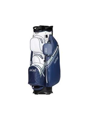 Torba Golfowa JuCad Aquastop Plus Cartbag • Biało Ciemno Niebieska