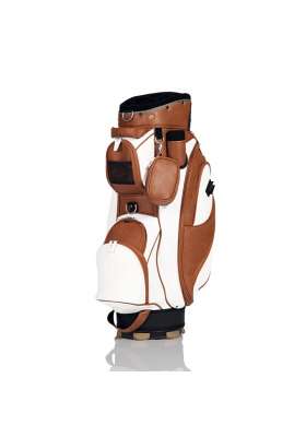 Torba Golfowa JuCad Style Cartbag • Brązowo Biała