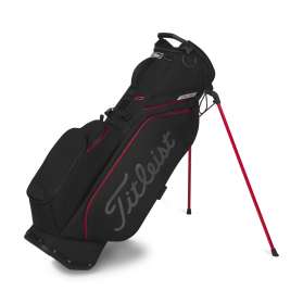 Torba Golfowa Titleist Players S4 StaDry Standbag • Black Red Graphite