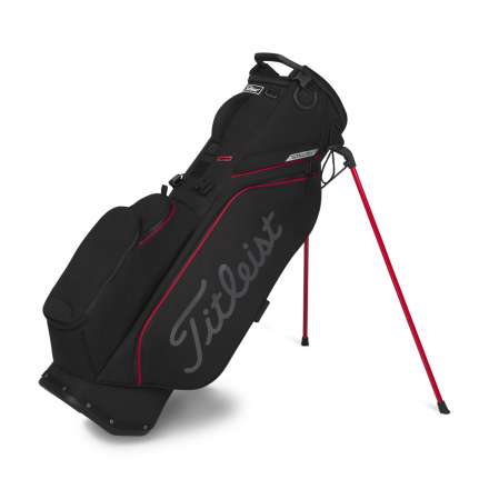 Torba Golfowa Titleist Players S4 Standbag • Black Red Graphite