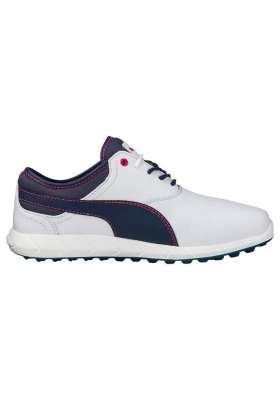 Damskie buty golfowe Puma IGNITE Spikeless • Biało Granatowe