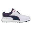 Damskie buty golfowe Puma IGNITE Spikeless • Biało Granatowe