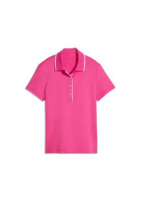 Damska koszulka golfowa Puma Cloudspun Bridges Polo • Różowa