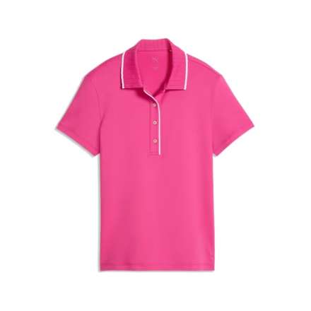 Damska koszulka golfowa Puma Cloudspun Bridges Polo • Różowa