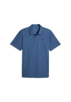 Męska koszulka golfowa Puma MATTR Deco Jacquard Polo • Grantowa