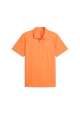 Męska koszulka golfowa Puma MATTR Deco Jacquard Polo • Pomarańczowa
