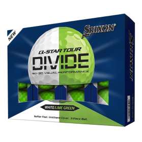 Piłki golfowe Srixon Q-Star Tour Divide • Biało Zielone