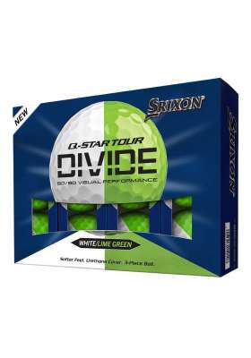 Piłki golfowe Srixon Q-Star Tour Divide • Biało Zielone