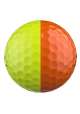 Piłki golfowe Srixon Q-Star Tour Divide • Żółto Pomarańczowe