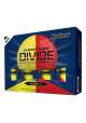 Piłki golfowe Srixon Q-Star Tour Divide • Żółto Czerwone