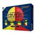 Piłki golfowe Srixon Q-Star Tour Divide • Żółto Czerwone