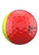 Piłki golfowe Srixon Q-Star Tour Divide • Żółto Czerwone