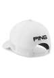 Męska czapka golfowa Ping Tour Vented Delta Cap • Biało Czarna