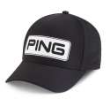 Męska czapka golfowa Ping Tour Vented Delta Cap • Czarno Biała