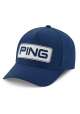 Męska czapka golfowa Ping Tour Vented Delta Cap • Granatowo Biała
