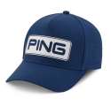 Męska czapka golfowa Ping Tour Vented Delta Cap • Granatowo Biała