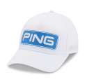 Męska czapka golfowa Ping Tour Vented Delta Cap • Biało Niebieska