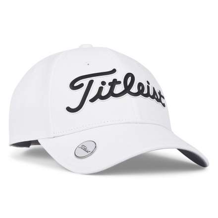 Damska czapka golfowa Titleist Players Ball Marker Cap • Biało Czarna