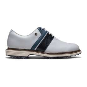Męskie buty golfowe Footjoy Premiere Series Packard • Biało Granatowe