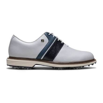 Męskie buty golfowe Footjoy Premiere Series Packard • Biało Granatowe