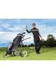 JuCad Carbon Zebra - manualny wózek golfowy