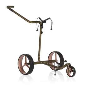 JuCad Carbon Travel Verde Rose 3.0 - elektryczny wózek golfowy