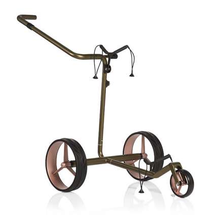 JuCad Carbon Travel Verde Rose 3.0 - elektryczny wózek golfowy