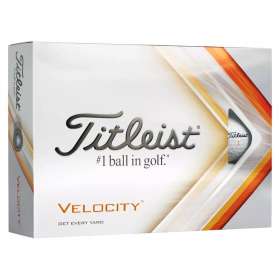 Piłki golfowe Titleist Velocity • Białe 2022