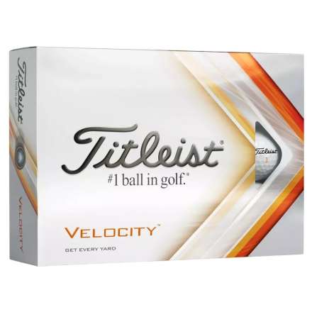 Piłki golfowe Titleist Velocity • Białe 2022
