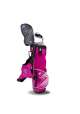 Zestaw kijów dla juniora US Kids Ultralight 39" (99cm) • Różowo Biały• 3 kije