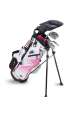 Zestaw kijów dla juniora US Kids Ultralight 48" (121cm) • Biało Różowy • 7 kijów