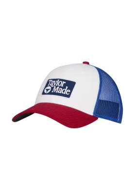 Czapka golfowa TaylorMade Radar Legacy Trucker Capv • Czerwono Biało Niebieska