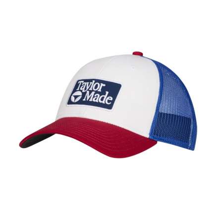 Czapka golfowa TaylorMade Radar Legacy Trucker Capv • Czerwono Biało Niebieska