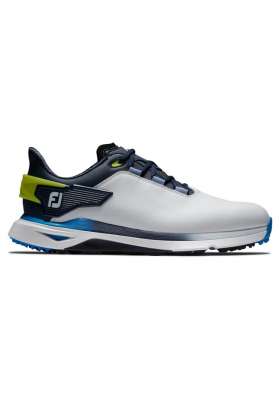 Męskie buty golfowe Footjoy Pro SLX • Biało Granatowo Niebieskie