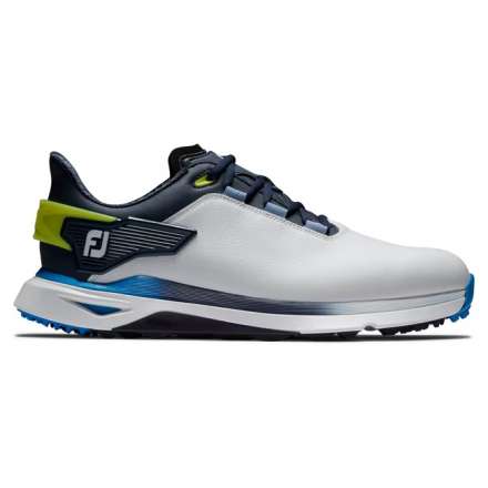 Męskie buty golfowe Footjoy Pro SLX • Biało Granatowo Niebieskie
