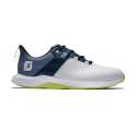 Męskie buty golfowe Footjoy Pro Lite • Biało Granatowo Żółte
