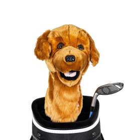 Pokrowiec na główkę kija golfowego Golden Retriever Driver Headcover